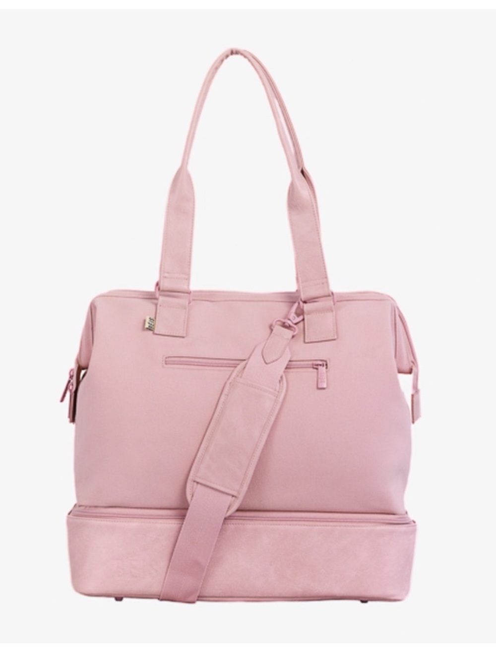BÉIS The Convertible Mini Weekender Bag Pink – Travel Carry-On